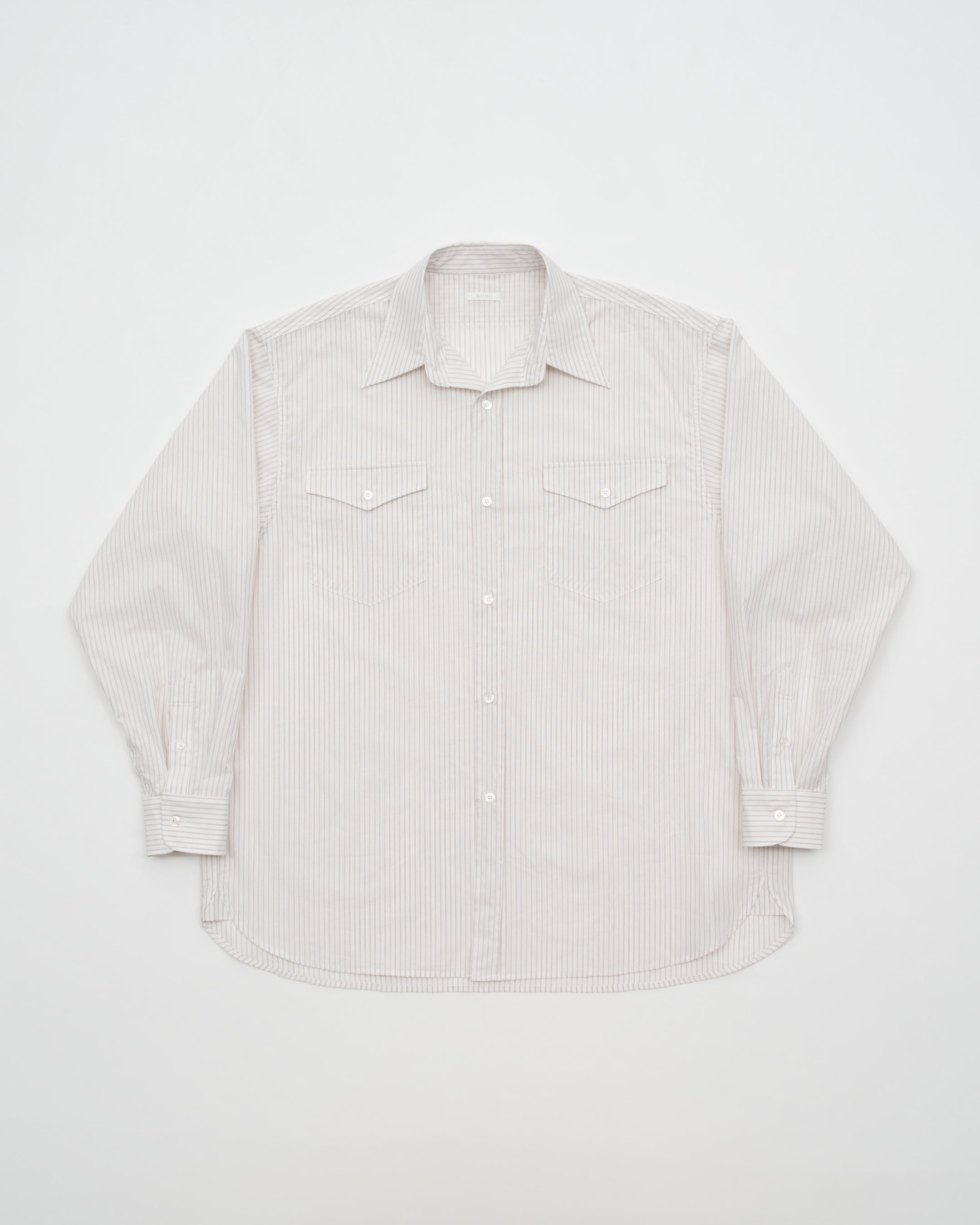 Kuni Western Shirt (Red Stripe)