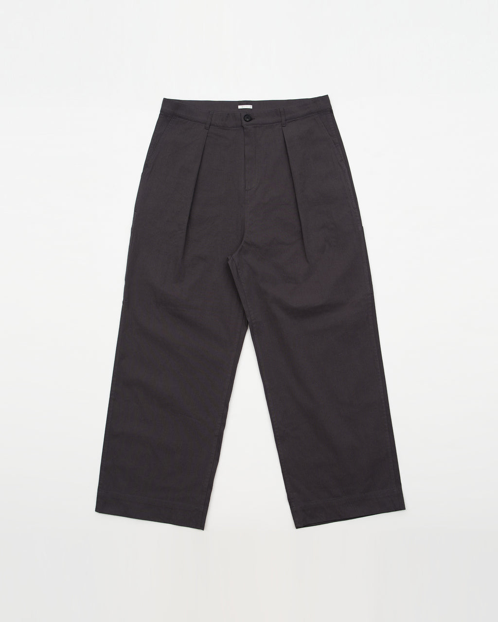 Kuni Pleats Work Pants (Charcoal)