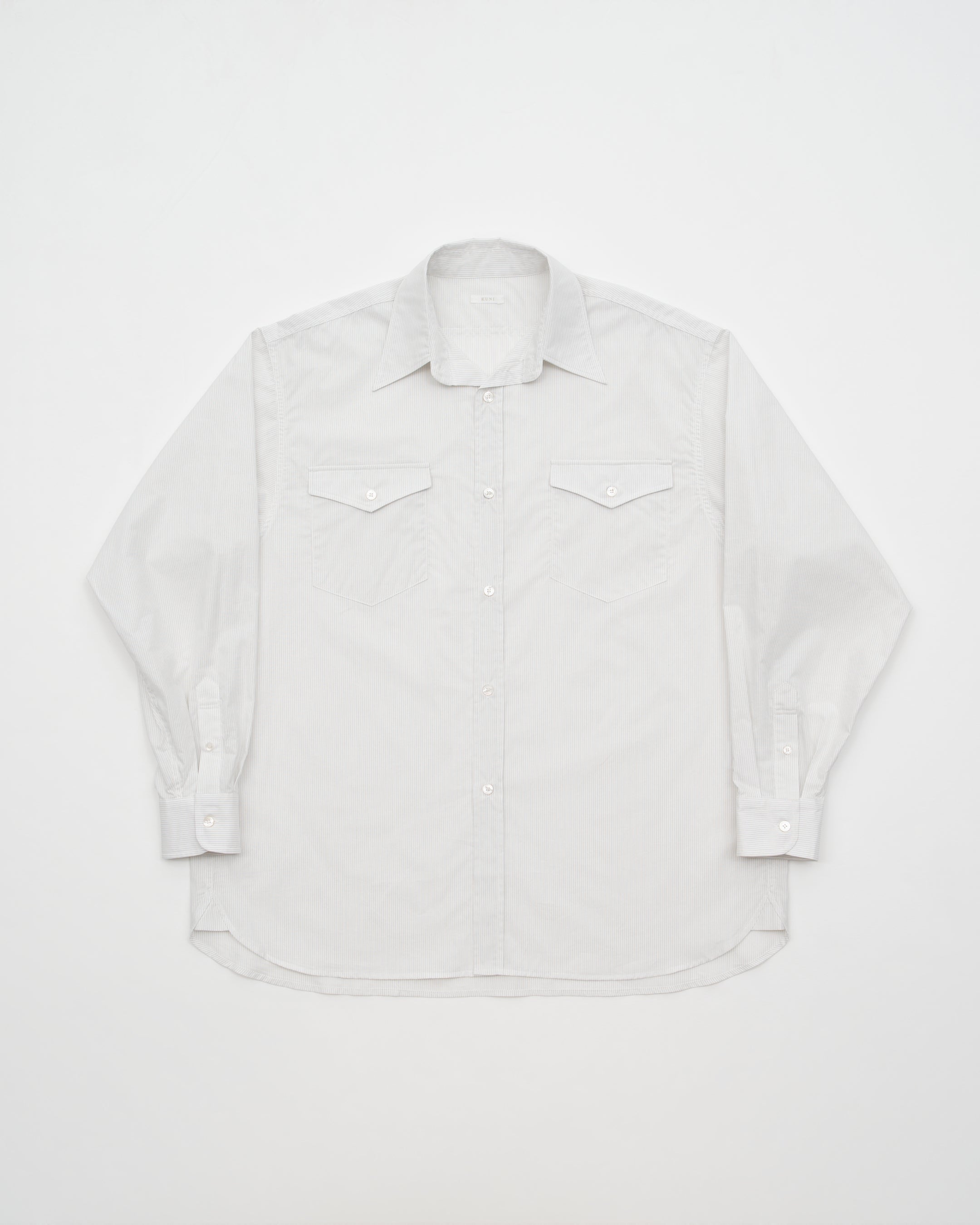 KUNI Western Shirt (Black Stripe)