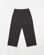 Kuni Pleats Work Pants (Charcoal)