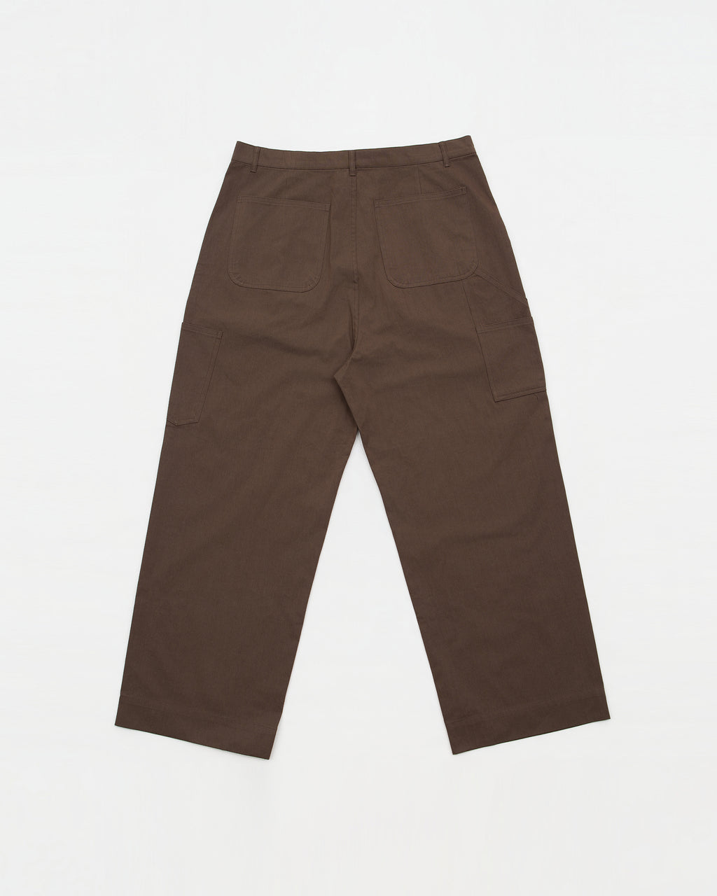 Kuni Pleats Work Pants (Brown)