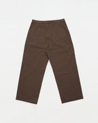 Kuni Pleats Work Pants (Brown)
