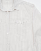 Kuni Western Shirt (Red Stripe)
