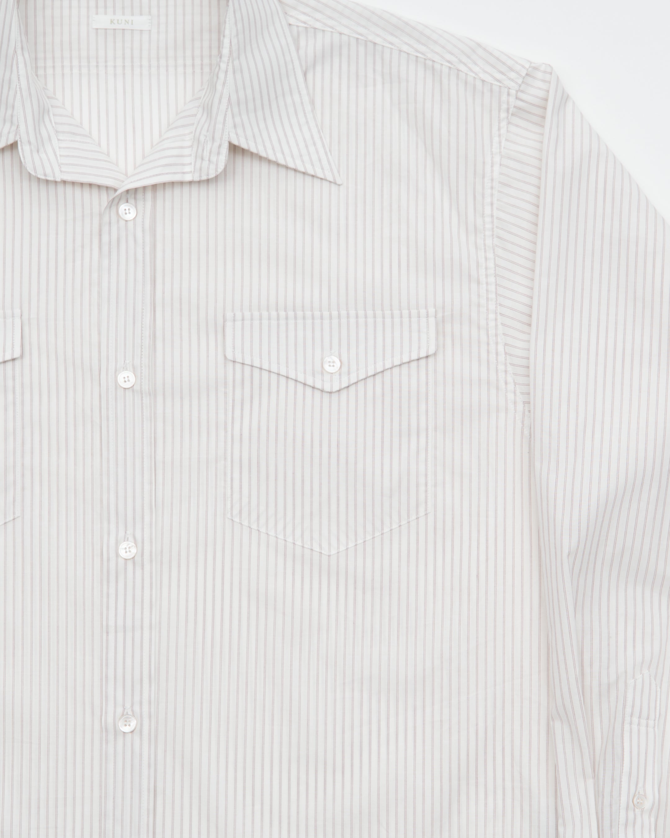 Kuni Western Shirt (Red Stripe)
