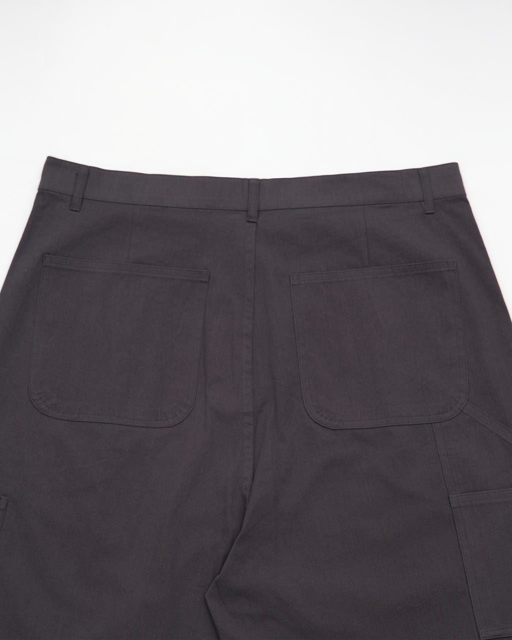 Kuni Pleats Work Pants (Charcoal)