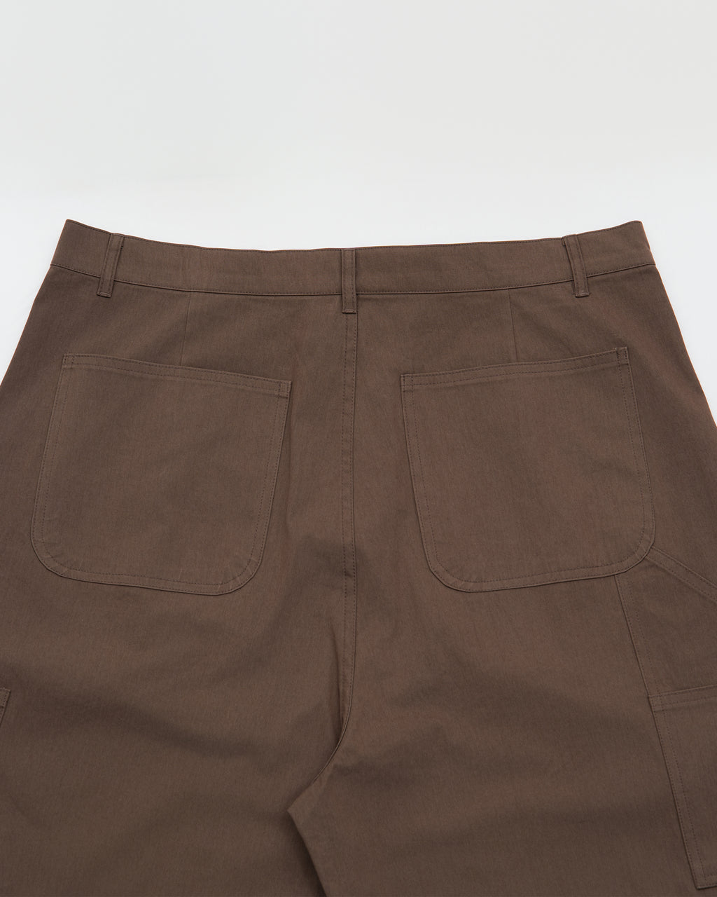 Kuni Pleats Work Pants (Brown)