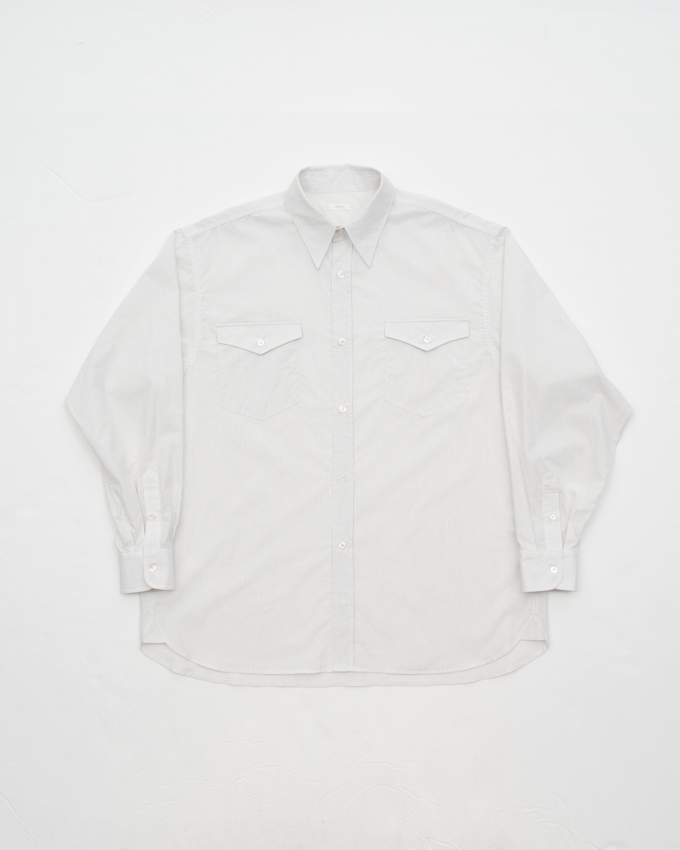 KUNI Western Shirt (Black Stripe)