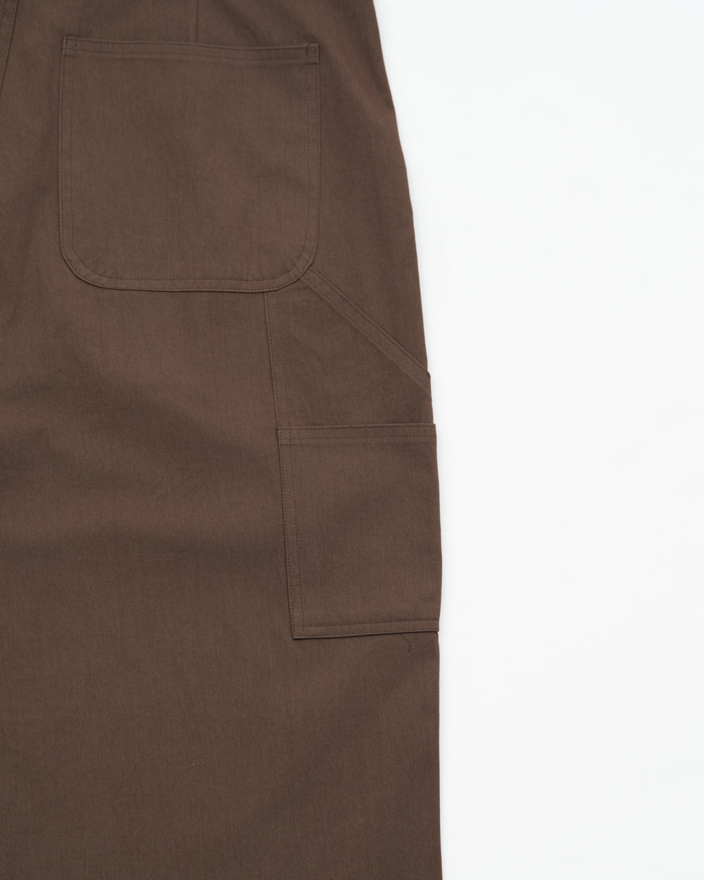 Kuni Pleats Work Pants (Brown)