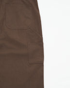 Kuni Pleats Work Pants (Brown)