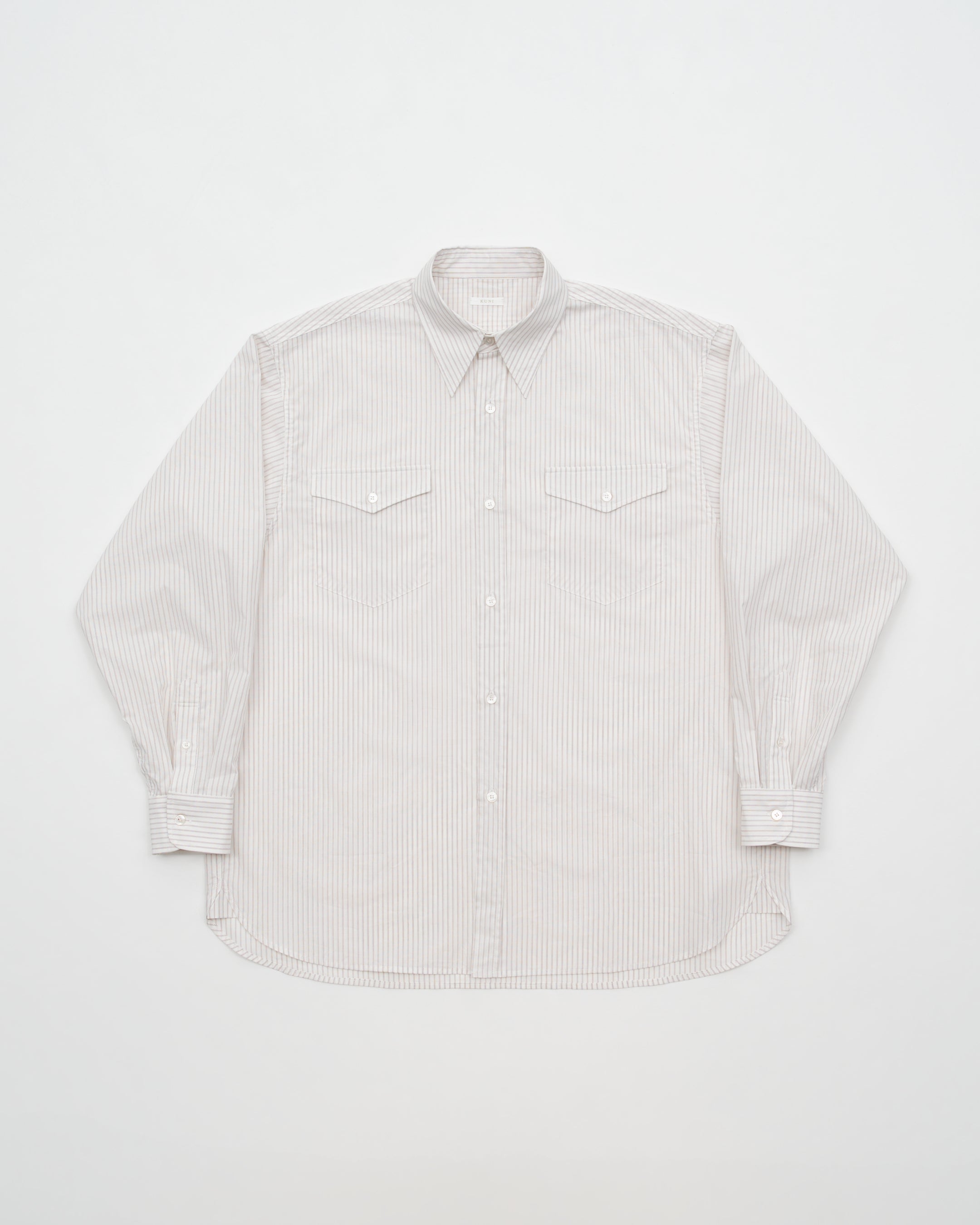 Kuni Western Shirt (Red Stripe)