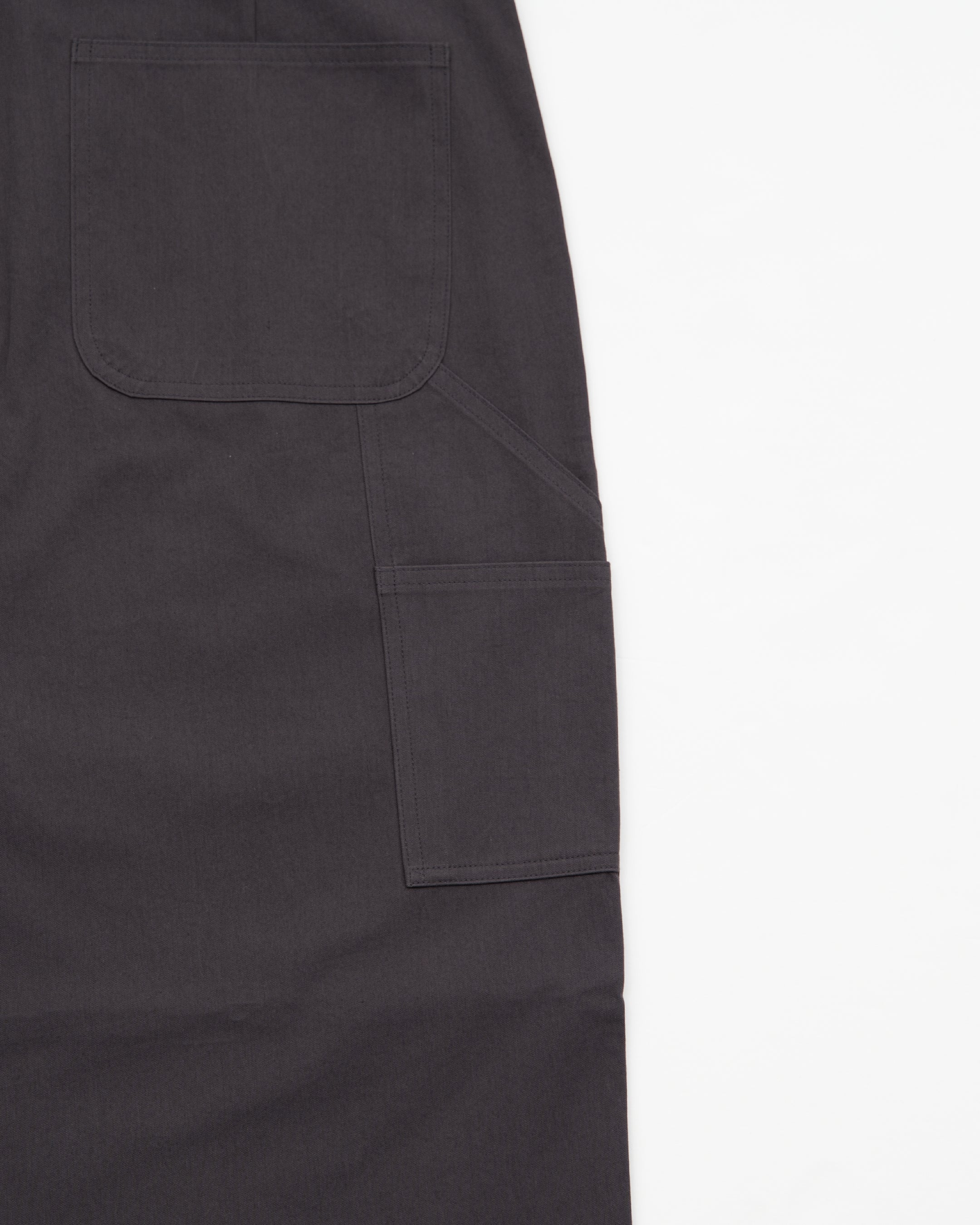 Kuni Pleats Work Pants (Charcoal)