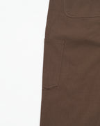 Kuni Pleats Work Pants (Brown)