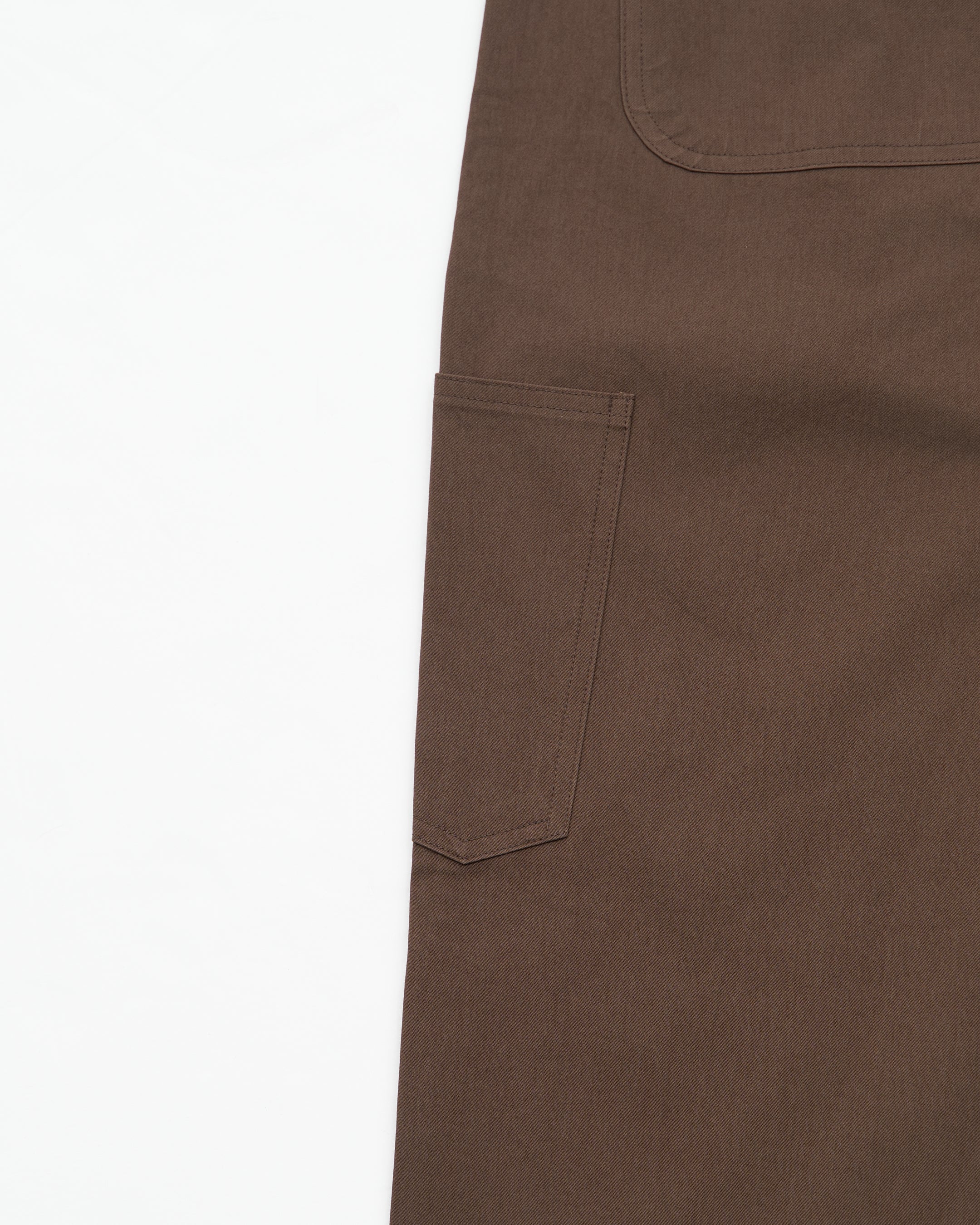 Kuni Pleats Work Pants (Brown)